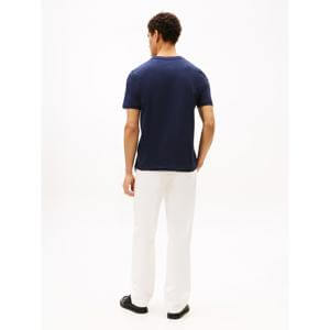Tommy Hilfiger Logo Embroidery Crew Neck T-Shirt